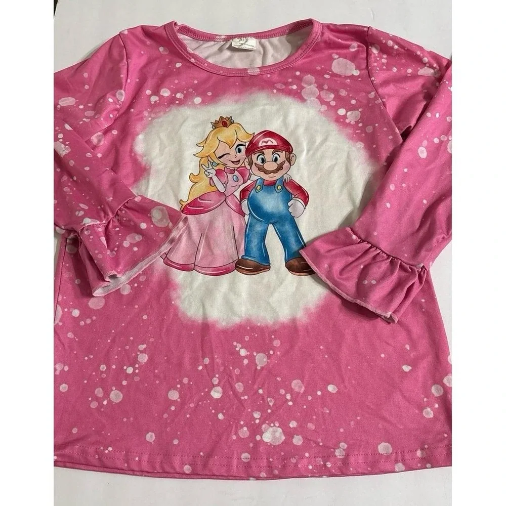 Nintendo, Girls Mario Princess Boutique Outfit (4XL / 8Y-9Y)
